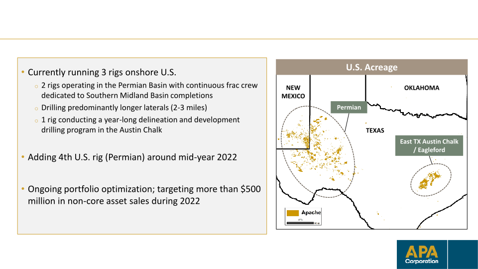 Apa Corporation Investor Update  slide image #6