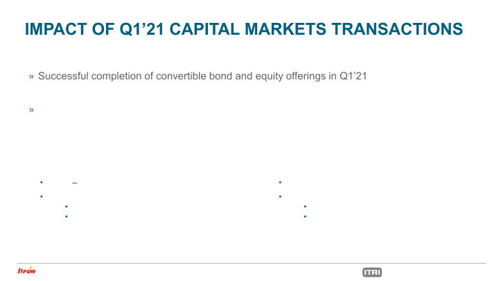 Itron Investor Presentation May 2021 slide image #10