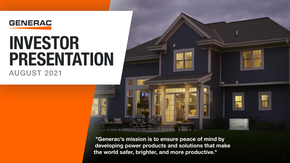 Generac Investor Presentation image