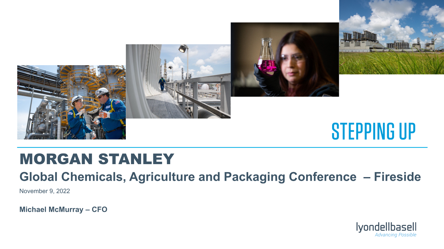 Morgan Stanley Global Chemicals, Agriculture and Packaging Conference – Fireside image