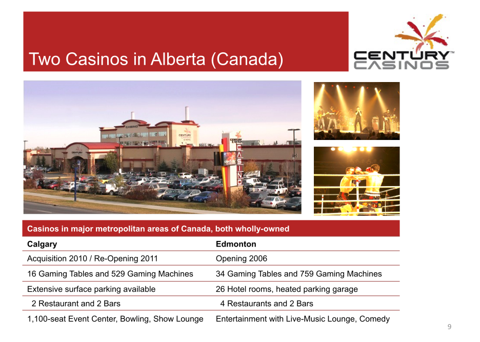 Century Casinos Corporate Presentation slide image #10