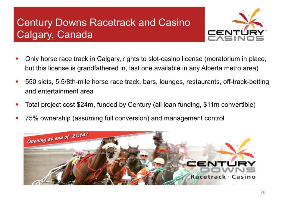 Century Casinos Corporate Presentation slide image #27