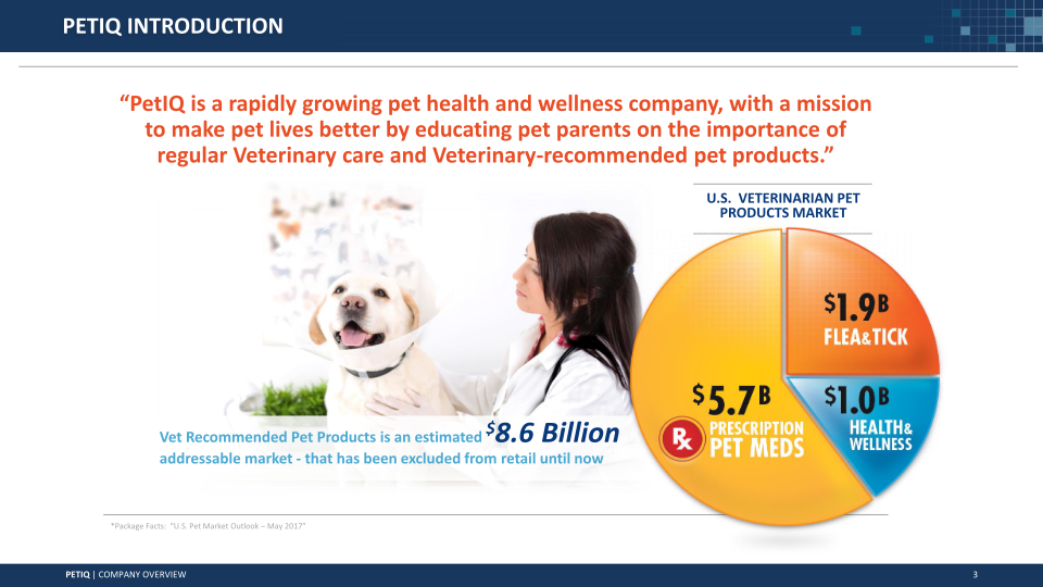 PetIQ to Acquire VIP PetCare Preliminary Unaudited 2017 Financial Outlook ICR Conference slide image #4