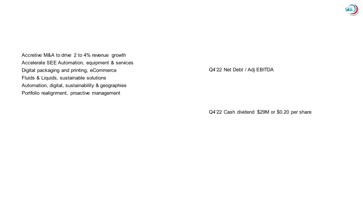 See Q4 & Fy 2022 Earnings and 2023 Outlook slide image #16