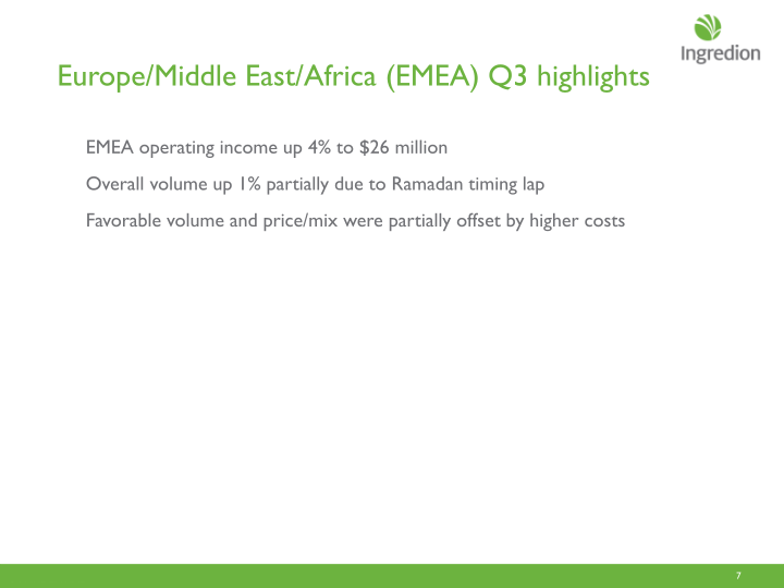 Third Quarter 2017 Earnings Call slide image #8