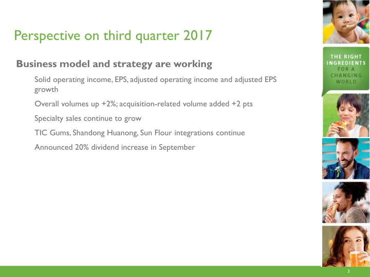 Third Quarter 2017 Earnings Call slide image #4