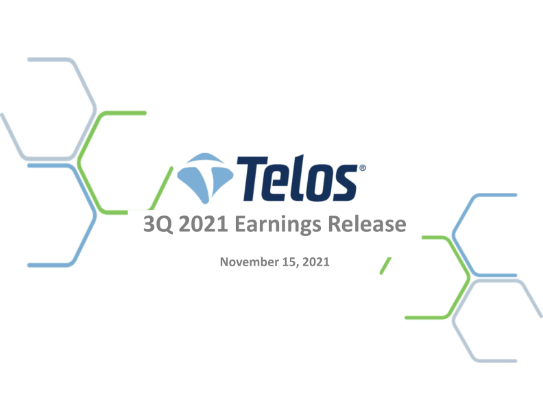 Telos 3Q 2021 Earnings Release image