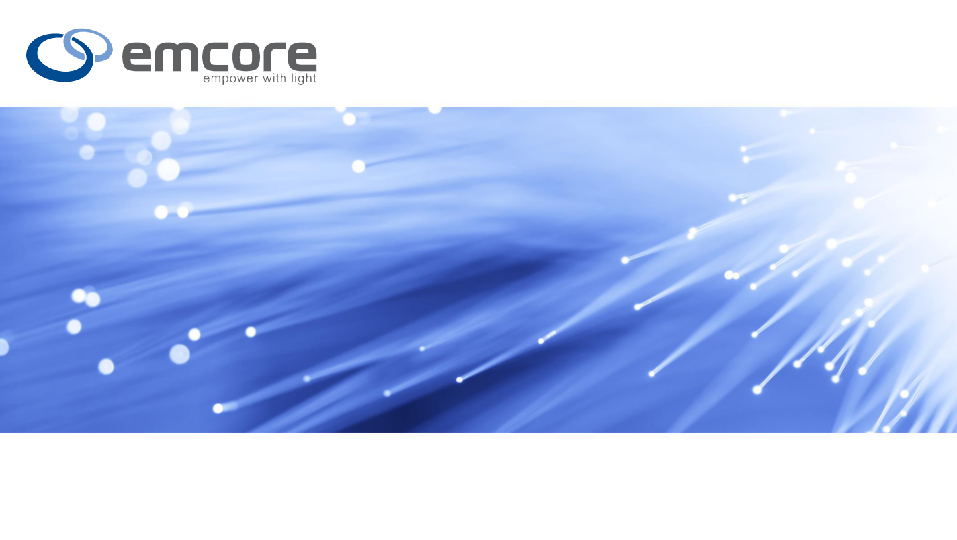 Emcore Company Presentation image