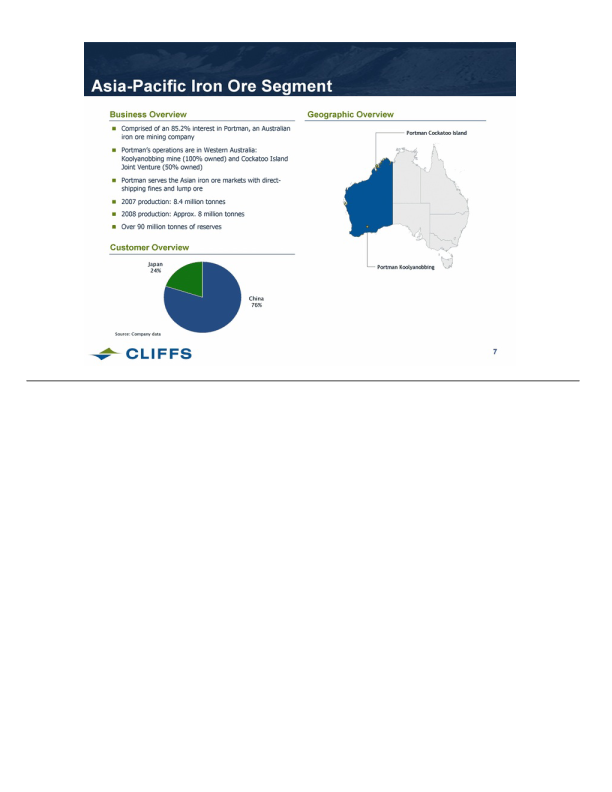 Cleveland- Cliffs Inc Control Share Acquisition Presentation slide image #8