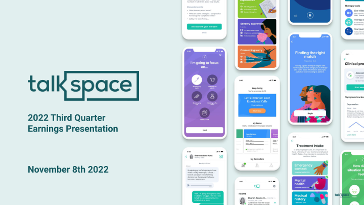 Talkspace 2022 Third Quarter Earnings Presentation image