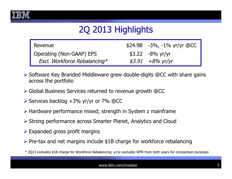 2Q 2013 Earnings Presentation slide image #4