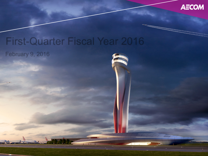 AECOM First-Quarter Fiscal Year 2016 image