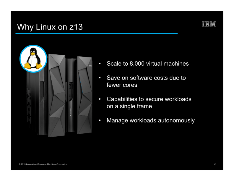 IBM Z13: Redefining Enterprise IT for Mobile  slide image #11