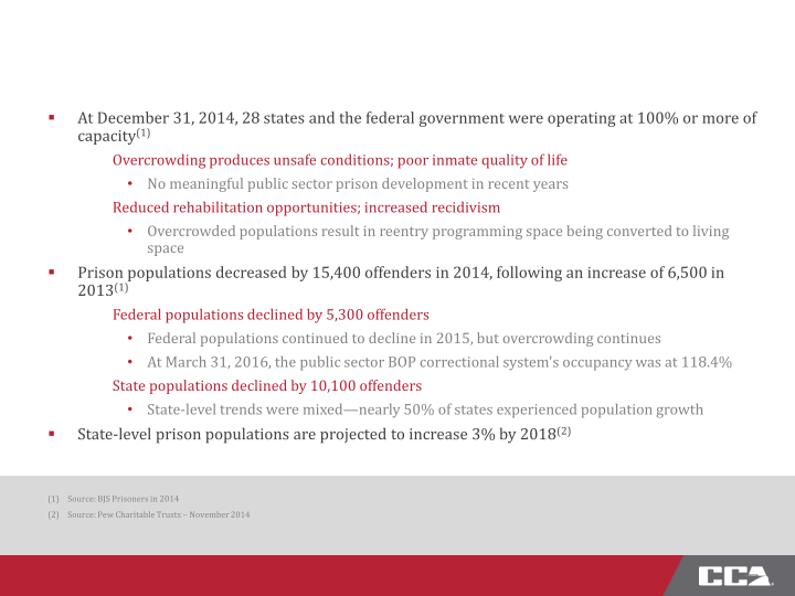 CCA First Quarter 2016 Investor Presentation slide image #20