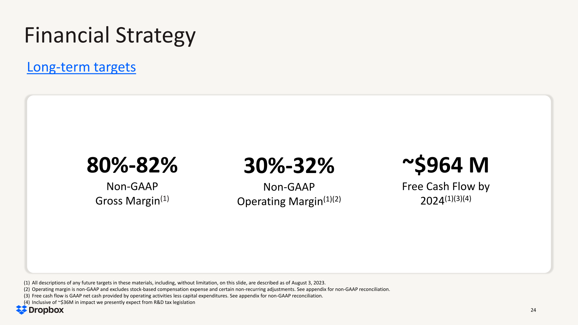 Dropbox Third Quarter 2023 Financial Results slide image #25