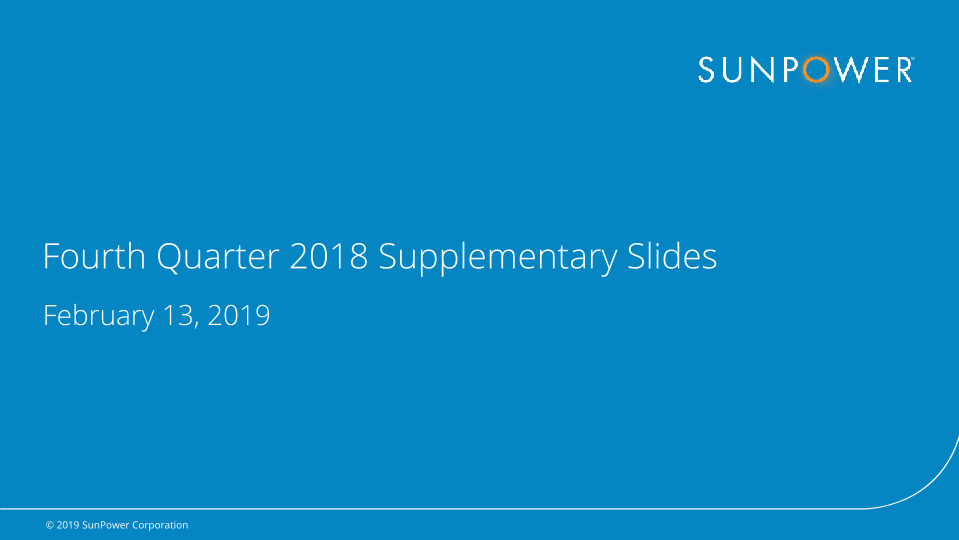 Fourth Quarter 2018 Supplementary Slides  slide image #23