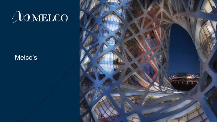 Melco 3Q’22 Results Presentation slide image #13