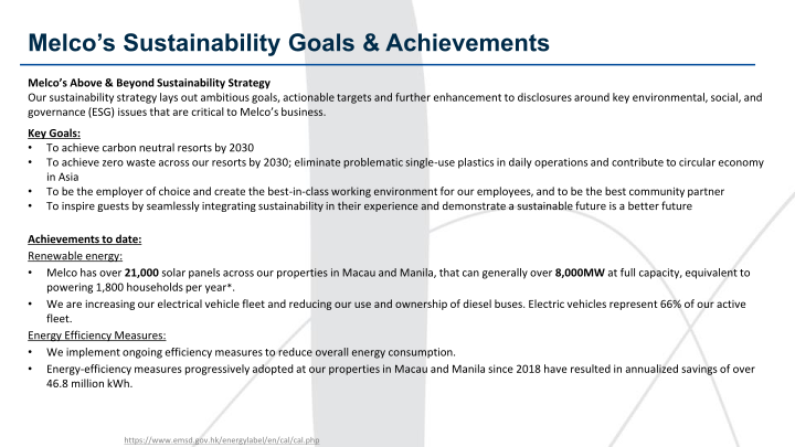 Melco 3Q’22 Results Presentation slide image #14