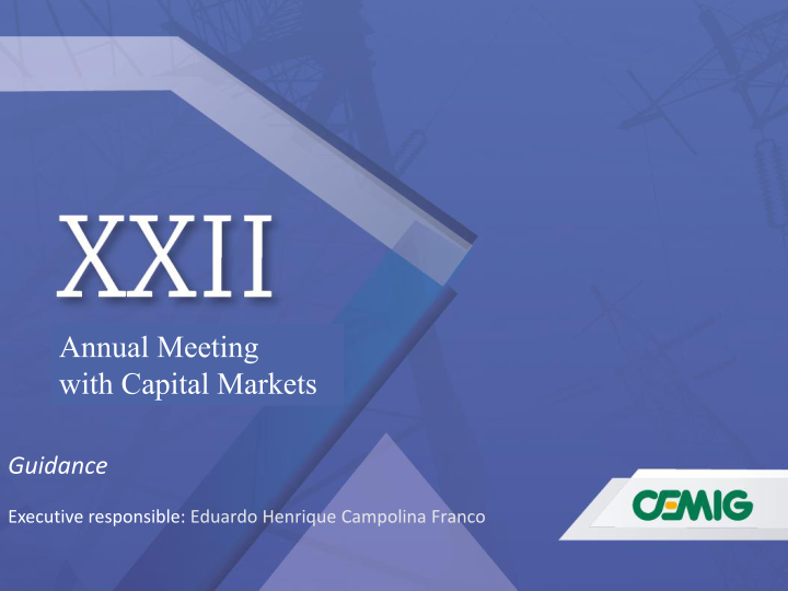 Annual Meeting with Capital Markets image