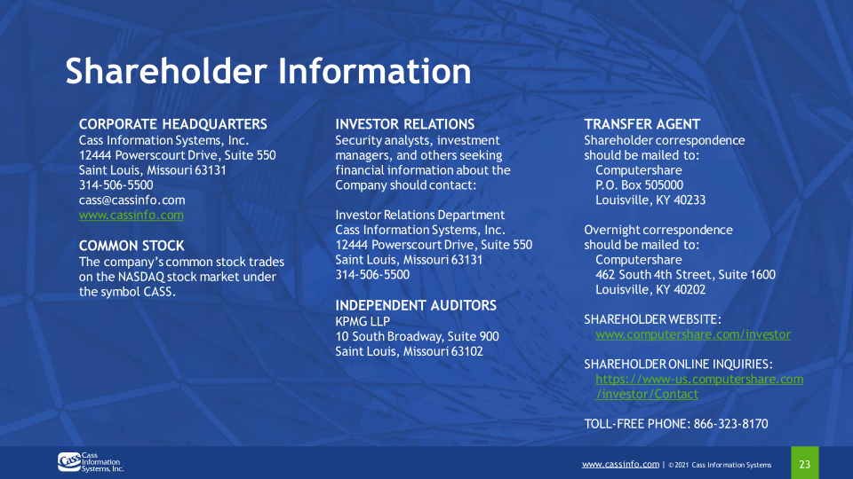 Third Quarter 2021 Investor Presentation slide image #24