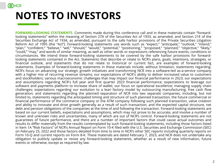 Full Year & Q4 2022 Earnings Conference Call slide image #3