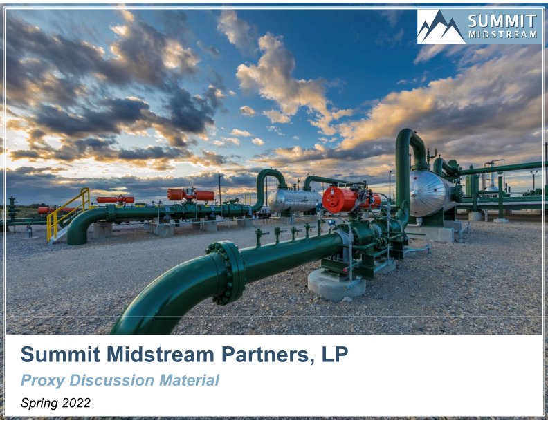 Summit Midstream Partners, Lp Proxy Discussion Material image