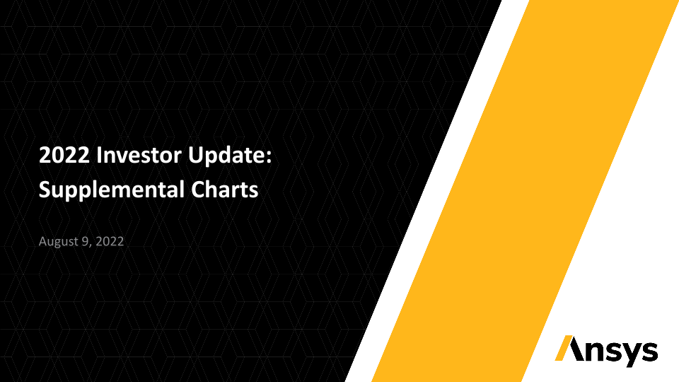 2022 Investor Update: Supplemental Charts image