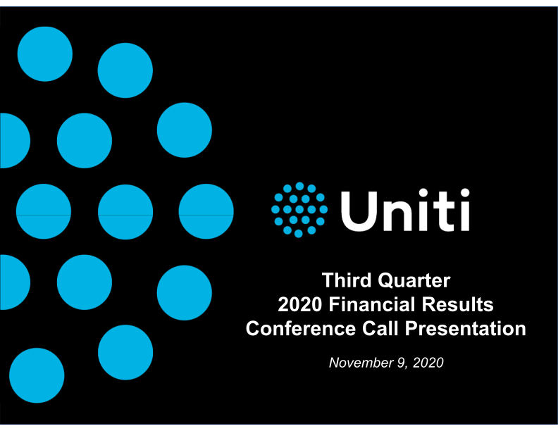 Third Quarter 2020 Financial Results Conference Call Presentation image