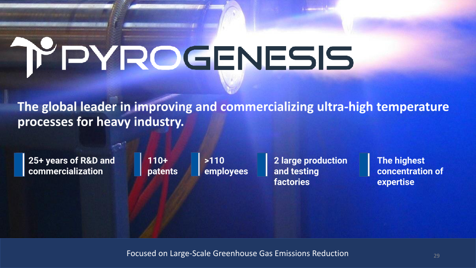 PyroGenesis Company Presentation slide image #30