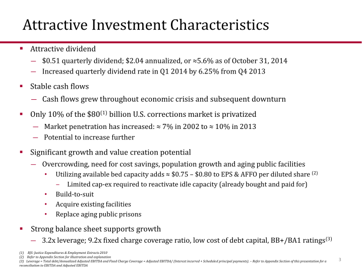 Third Quarter 2014 Investor Presentation slide image #4