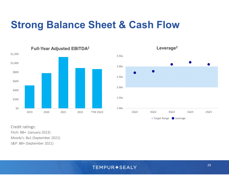 Tempur Sealy Company Presentation slide image #30