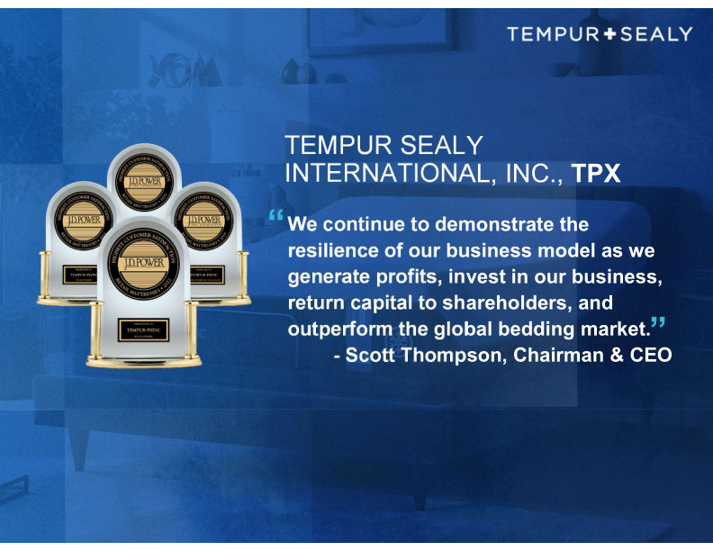 Tempur Sealy Company Presentation image