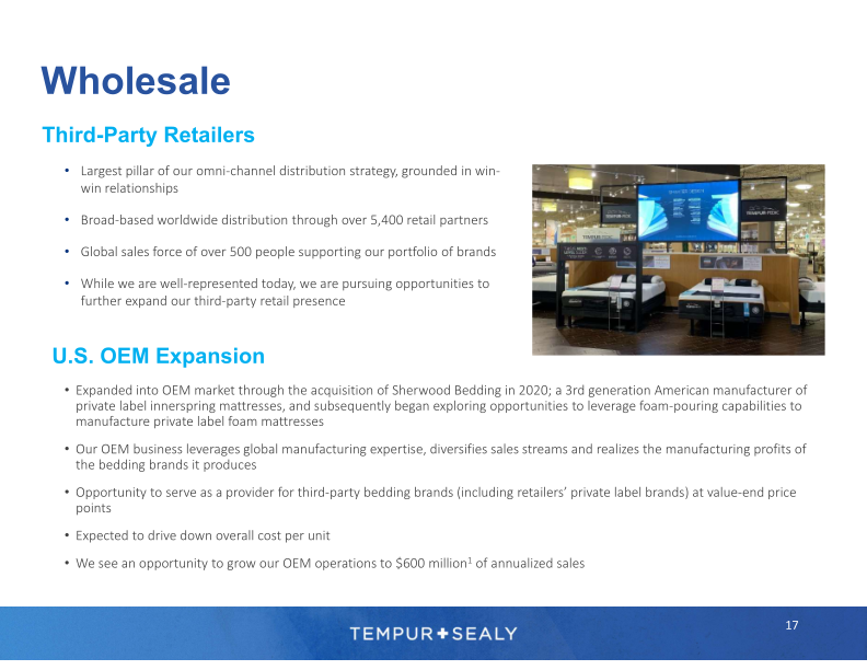 Tempur Sealy Company Presentation slide image #18