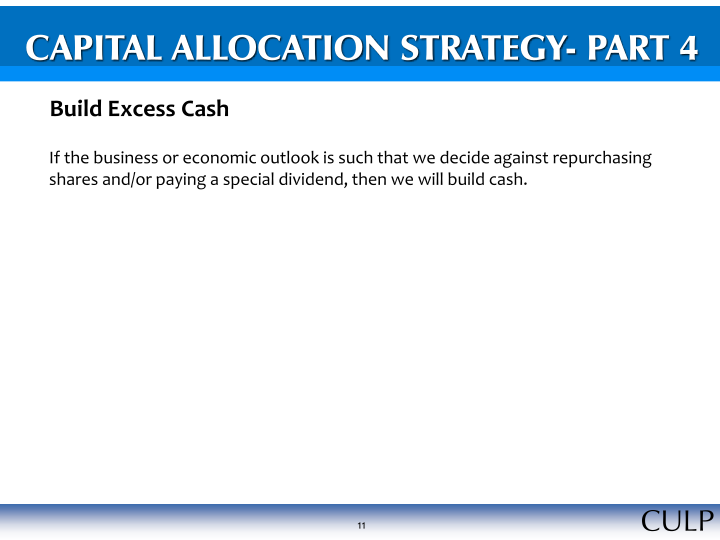 Culp, Inc. Investor Information slide image #12