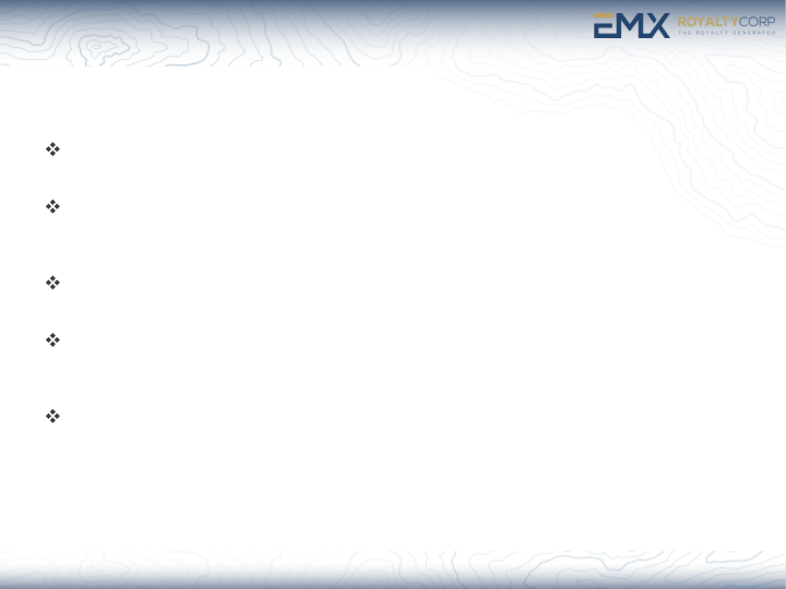 Emx Royalty Corp Company Presentation slide image #8