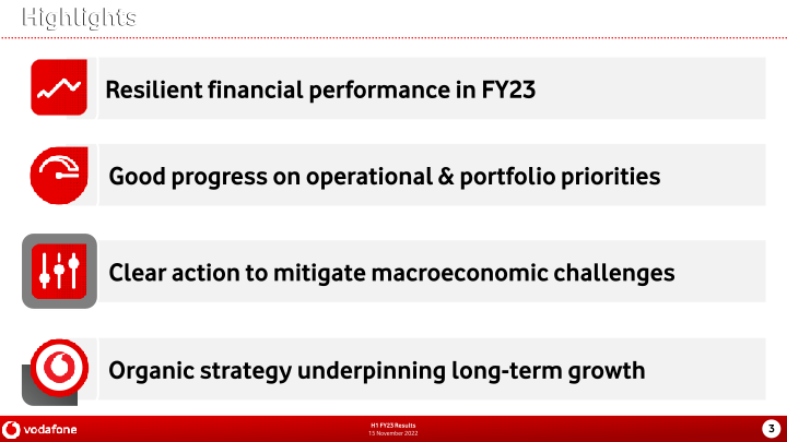 Vodafone Group H1 FY23 Results slide image #4