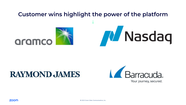 Zoom Video Communications Q4 FY23 Earnings slide image #8