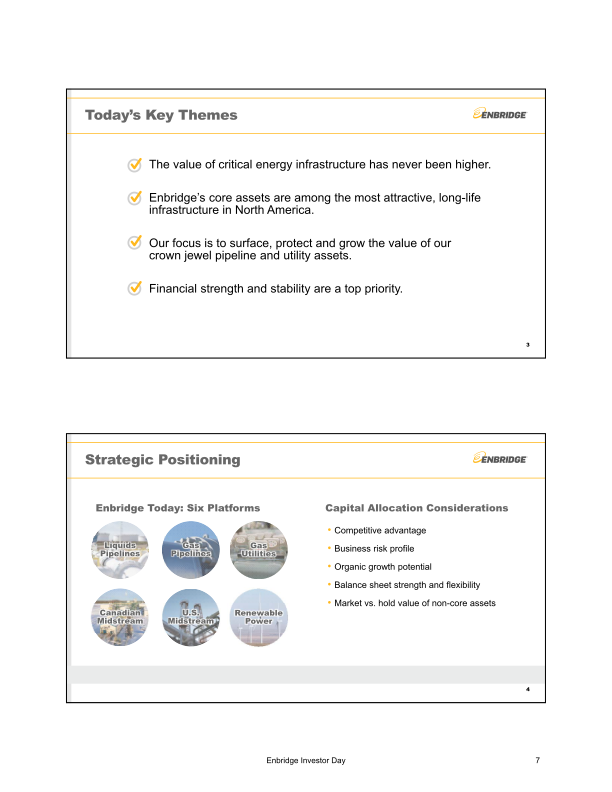 Enbridge Investor Update Meeting slide image #10