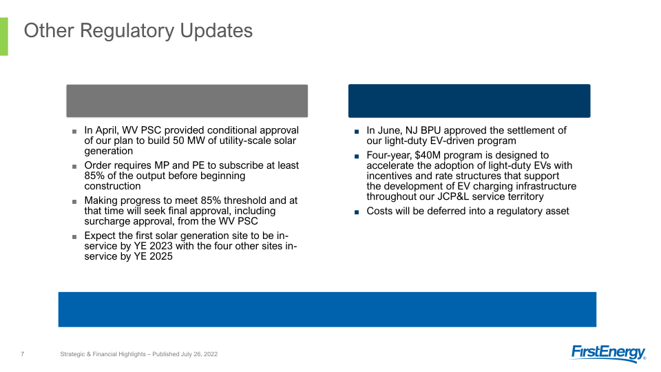 2Q 2022 Strategic & Financial Highlights slide image #8