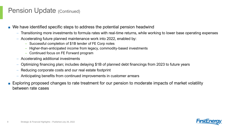 2Q 2022 Strategic & Financial Highlights slide image #10