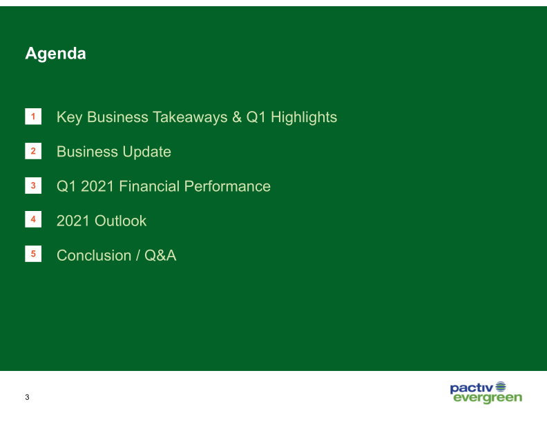 1Q21 Investor Presentation slide image #5