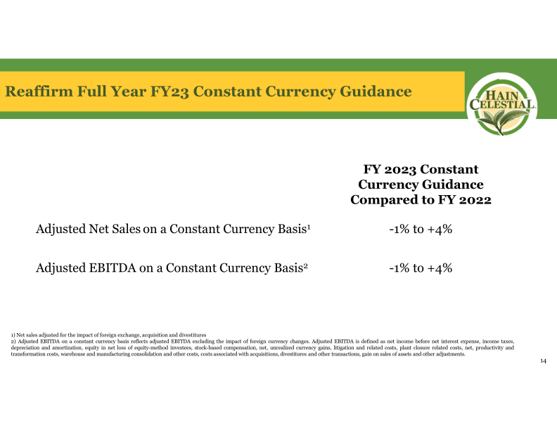 First Quarter Fiscal Year 2023 Earnings Call slide image #16