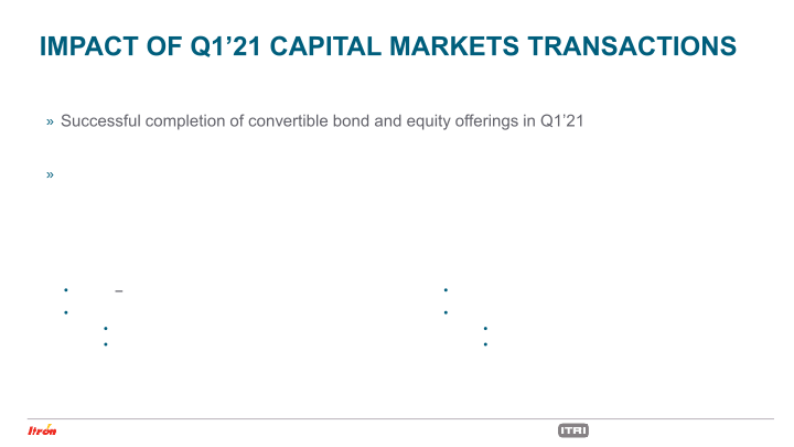 First Quarter 2021 Earnings Conference Call slide image #15