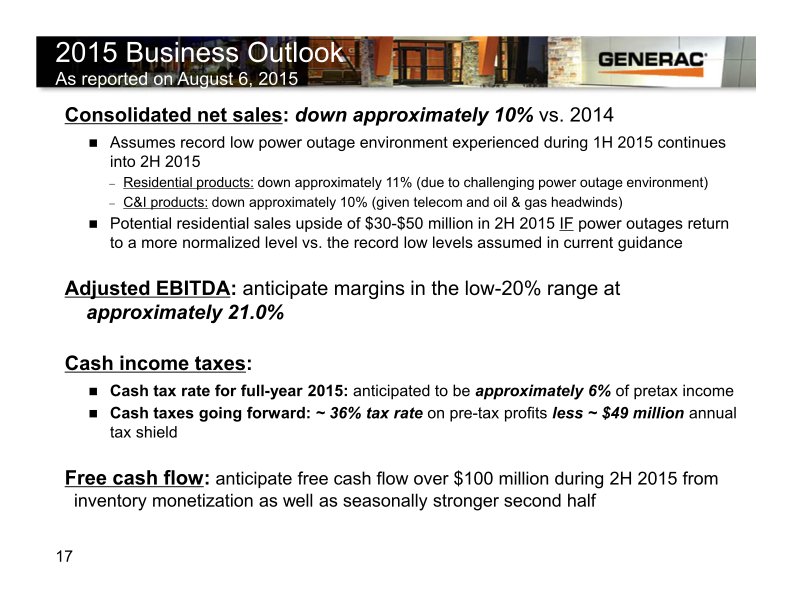 Generac Canaccord Genuity Growth Conference slide image #18