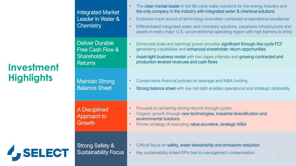 Select Water Solutions, Inc. Company Overview 2023 Southwest Ideas Conference slide image #8