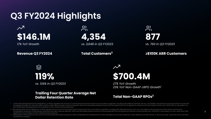 HashiCorp Q3 FY2024 slide image #8