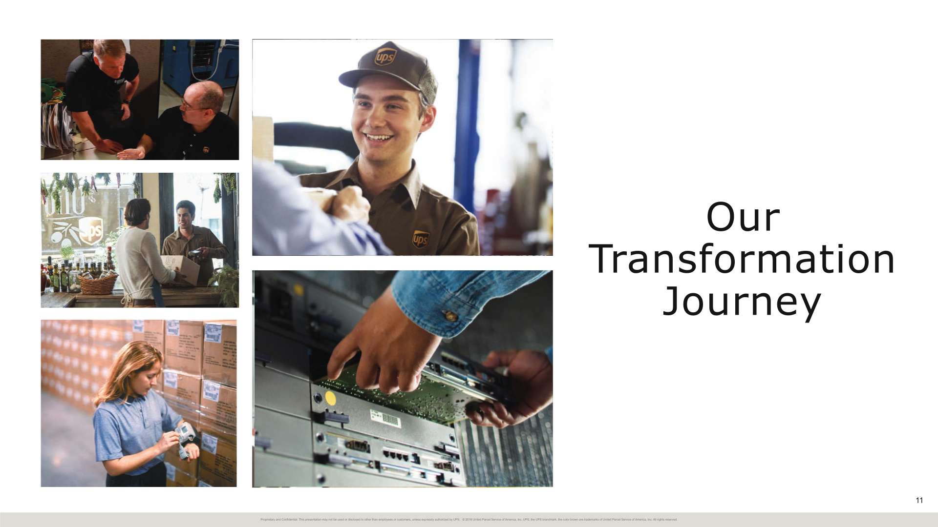 2018 UPS Transformation Conference slide image #14