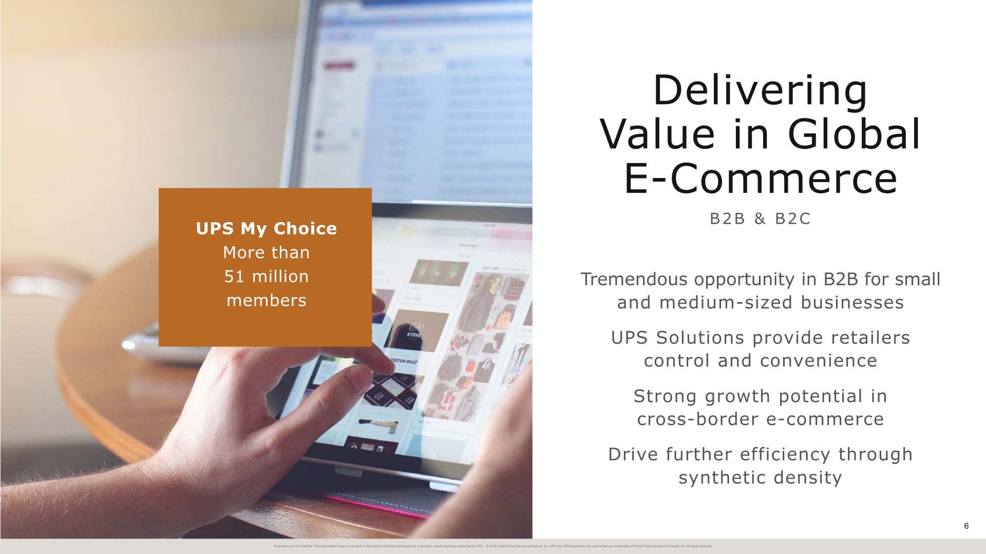 2018 UPS Transformation Conference slide image #9