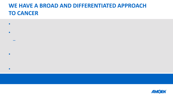 Amgen 37TH ANNUAL J.P. MORGAN HEALTHCARE CONFERENCE slide image #10