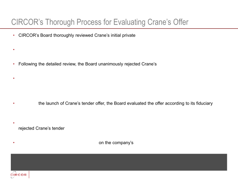 Circor Investor Update slide image #31